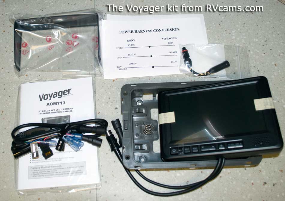 Voyager kit contents