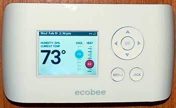 Ecobee thermostat installed