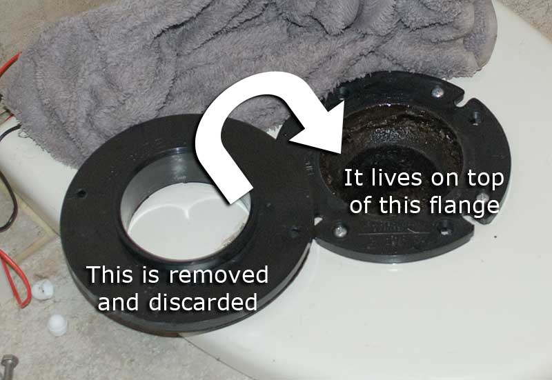 Discard the Concerto mounting flange
