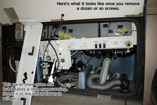 Deconstricting the plumbing bay