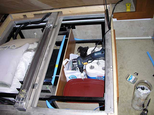 Under the bed