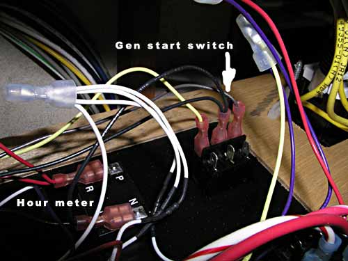 Generator switch wiring